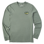 Men's Trippy Trout Long Sleeve Premium Tee - Levitate