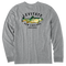 Medium Heather Grey - Men's Trippy Trout Long Sleeve Premium Tee