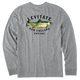 Medium Heather Grey - Men's Trippy Trout Long Sleeve Premium Tee