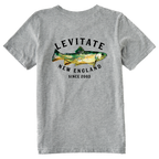 Kid's Trippy Trout Short Sleeve Premium Tee - Levitate