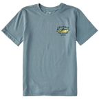Kid's Trippy Trout Short Sleeve Premium Tee - Levitate