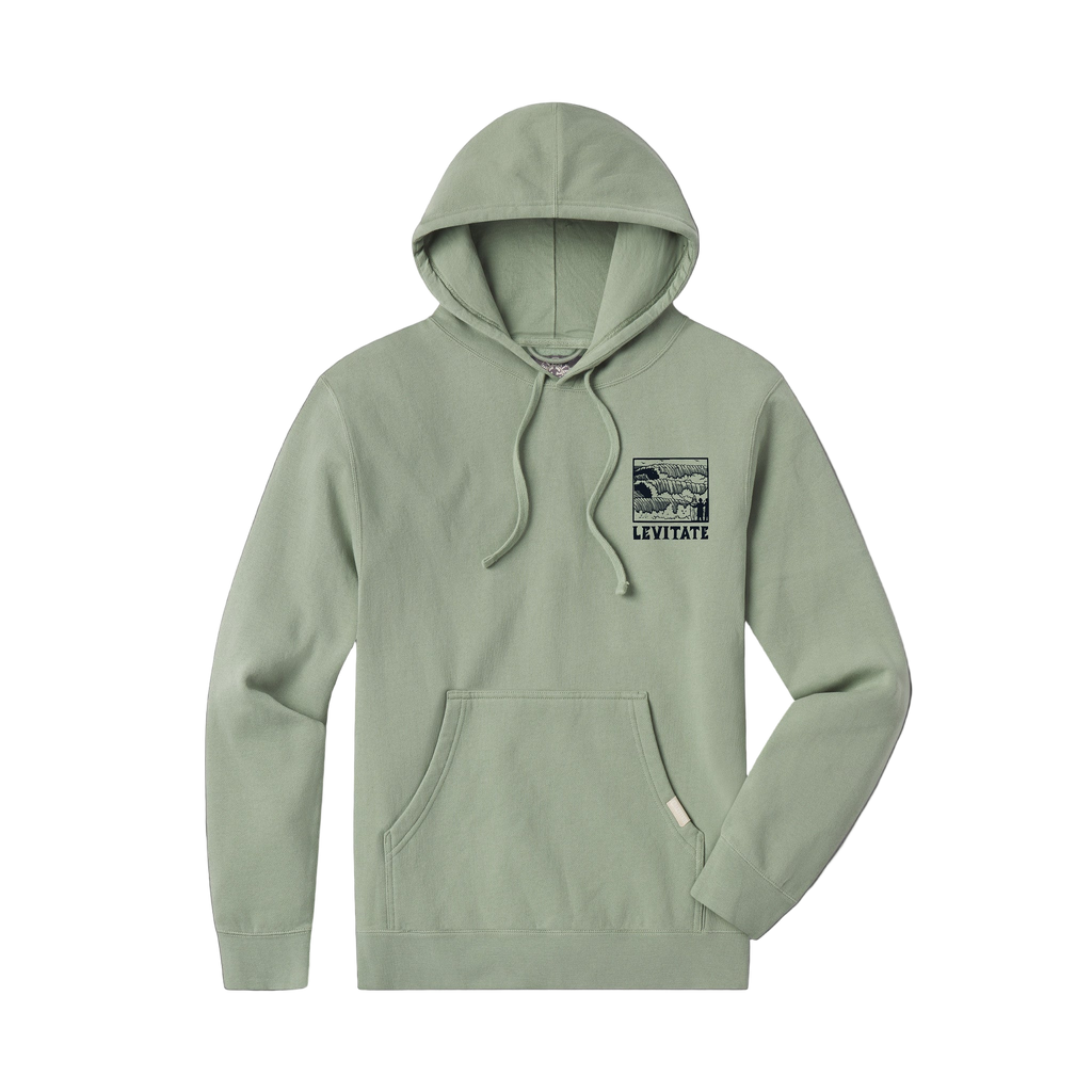 Block Print Waves Hoodie