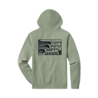 Block Print Waves Hoodie