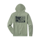 Sage - Block Print Waves Hoodie