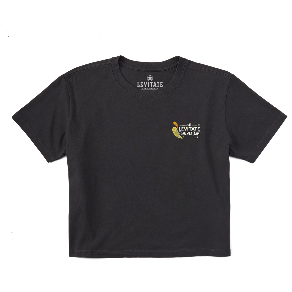 Womens Flannel Jam 24 Lineup Short Sleeve Premium Tee - Levitate