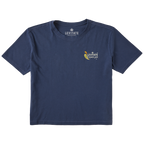 Womens Flannel Jam 24 Lineup Short Sleeve Premium Tee - Levitate