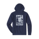 Navy - Block Print Surfer Hoodie