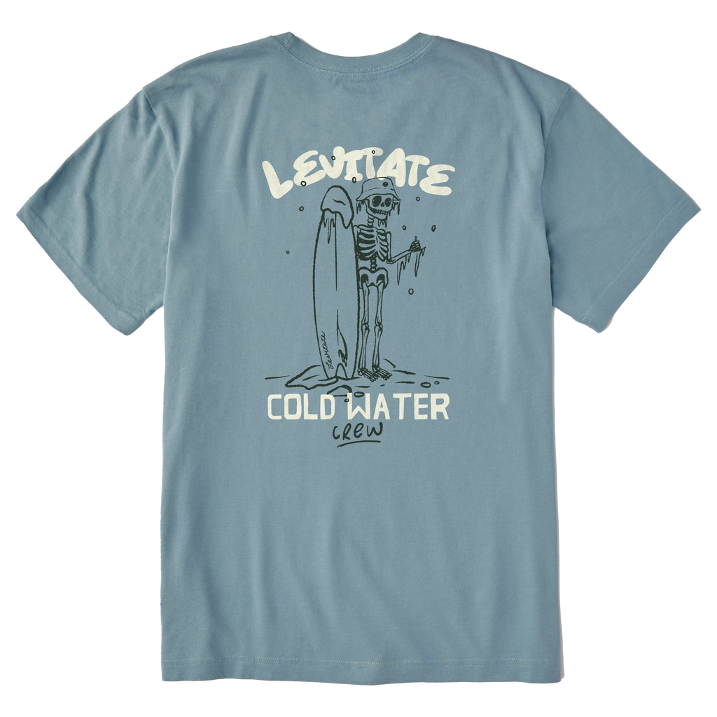 Men's Cold Water Crew Short Sleeve Premium Tee - Levitate