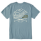 Walden Blue - Men's Burgee Ski Short Sleeve Premium Tee