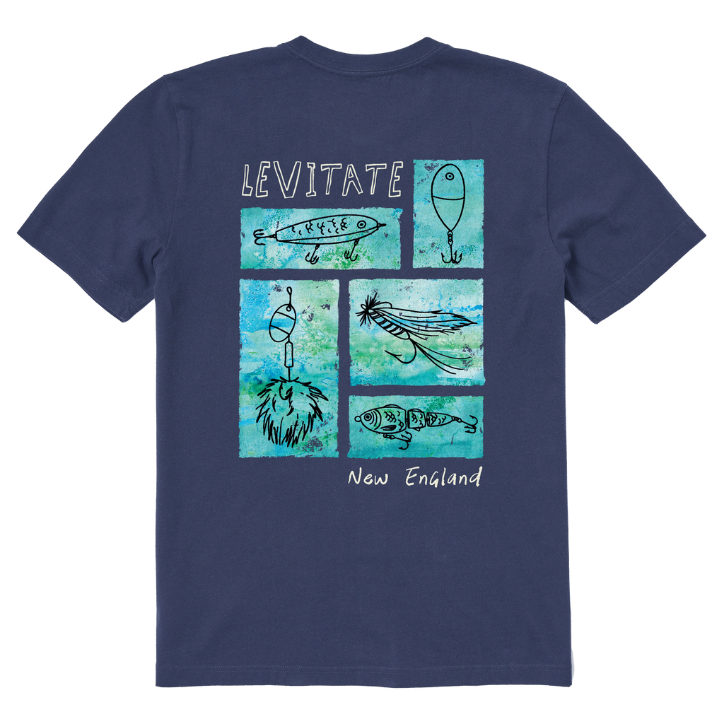 Men's Tacklebox Short Sleeve Premium Tee - Levitate