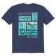 Delta Blue - Men's Tacklebox Short Sleeve Premium Tee