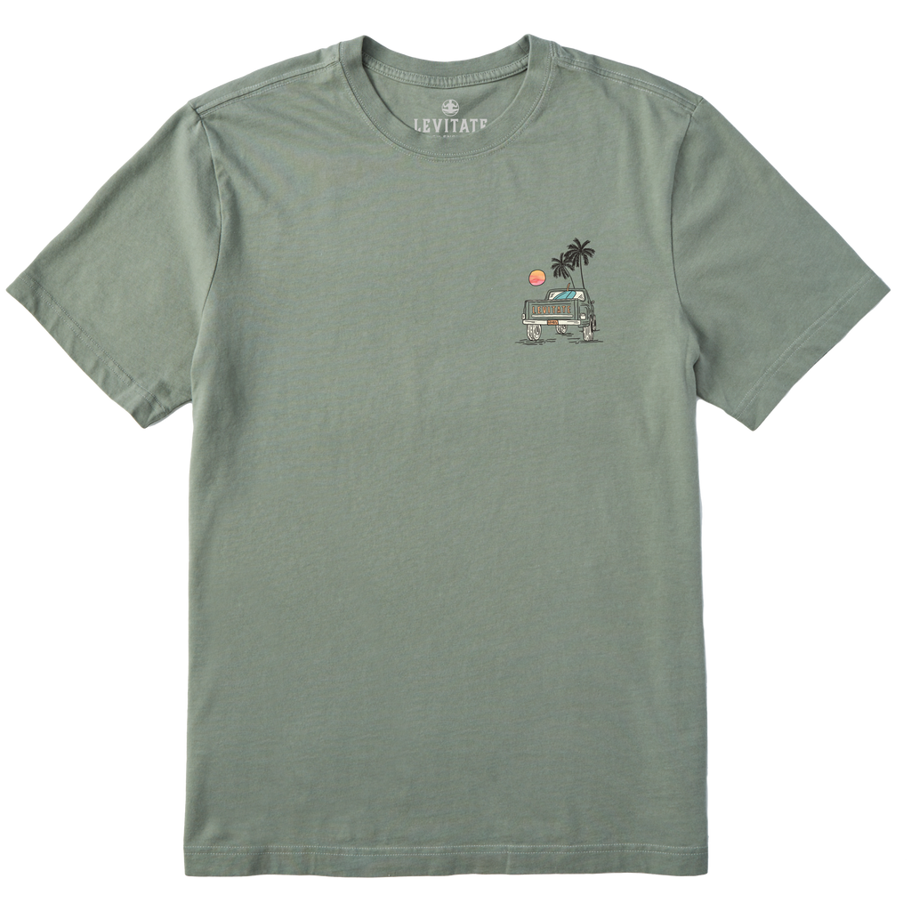 Men's Sunset PickUp Short Sleeve Premium Tee - Levitate