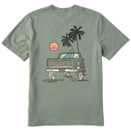 Men's Sunset PickUp Short Sleeve Premium Tee - Levitate