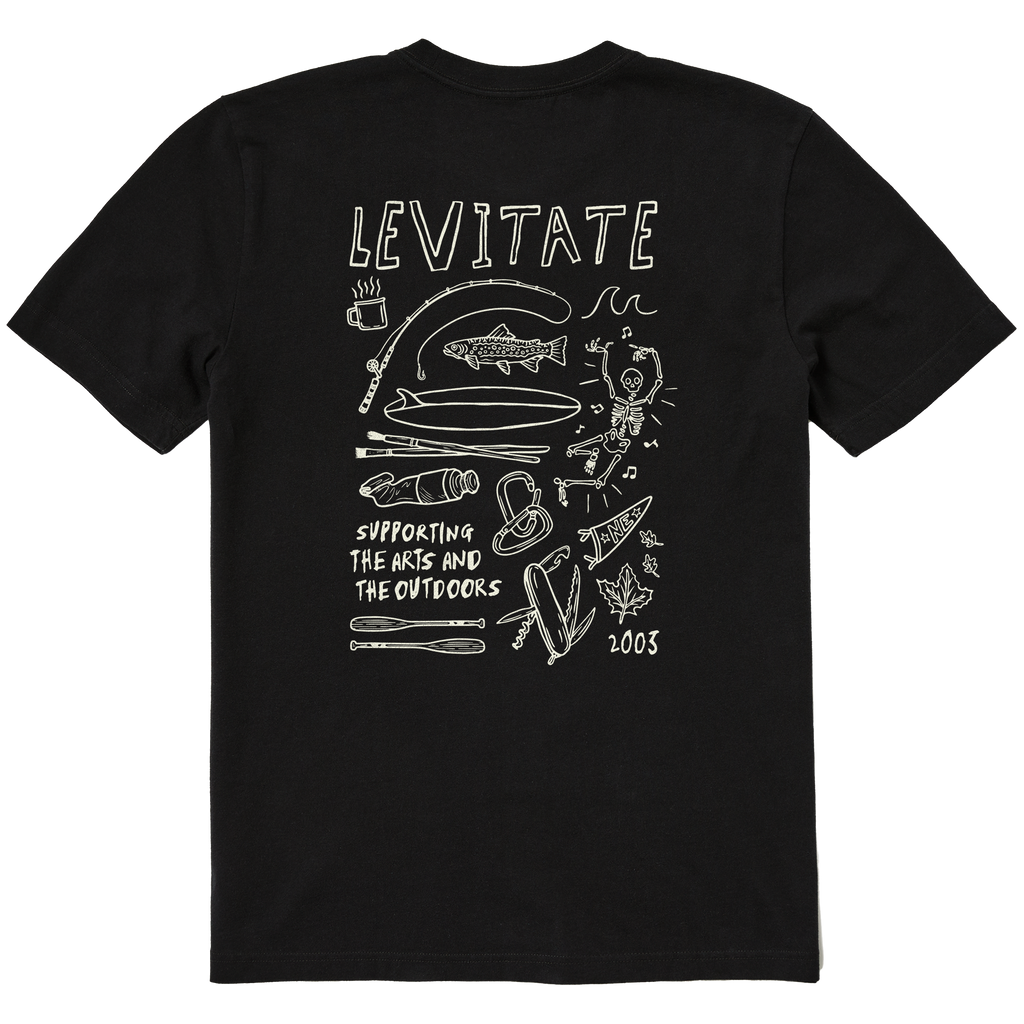 Men's Sketchbook Short Sleeve Premium Tee - Levitate