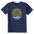 Kid's Sunrise Waves Short Sleeve Premium Tee - Levitate