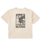 Alabaster - Women's Block Print Surfer Short Sleeve Premium Tee