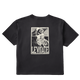Black - Women's Block Print Surfer Short Sleeve Premium Tee