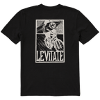 Men's Block Print Surfer Short Sleeve Premium Tee - Levitate