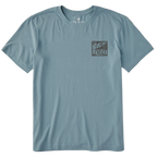 Men's Block Print Surfer Short Sleeve Premium Tee - Levitate