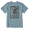Walden Blue - Men's Block Print Surfer Short Sleeve Premium Tee