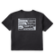 Black - Women's Block Print Waves Short Sleeve Premium Tee