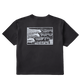 Black - Women's Block Print Waves Short Sleeve Premium Tee