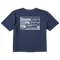 Delta Blue - Women's Block Print Waves Short Sleeve Premium Tee