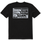 Black - Men's Block Print Waves Short Sleeve Premium Tee