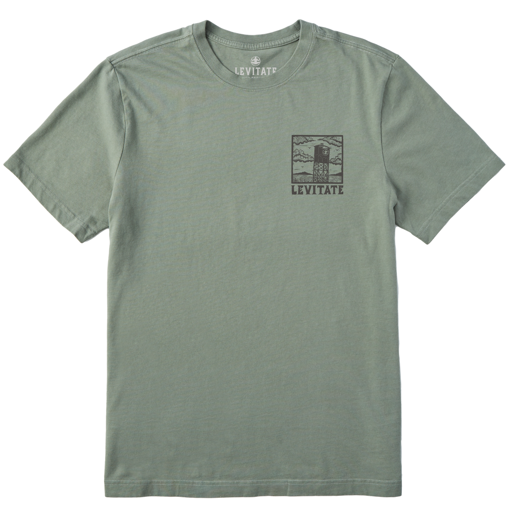 Men's Block Print Buoys Short Sleeve Premium Tee - Levitate