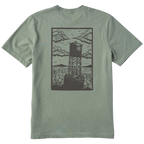 Men's Block Print Buoys Short Sleeve Premium Tee - Levitate