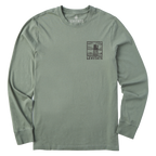Men's Block Print Buoys Long Sleeve Premium Tee - Levitate