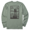 Eucalyptus - Men's Block Print Buoys Long Sleeve Premium Tee