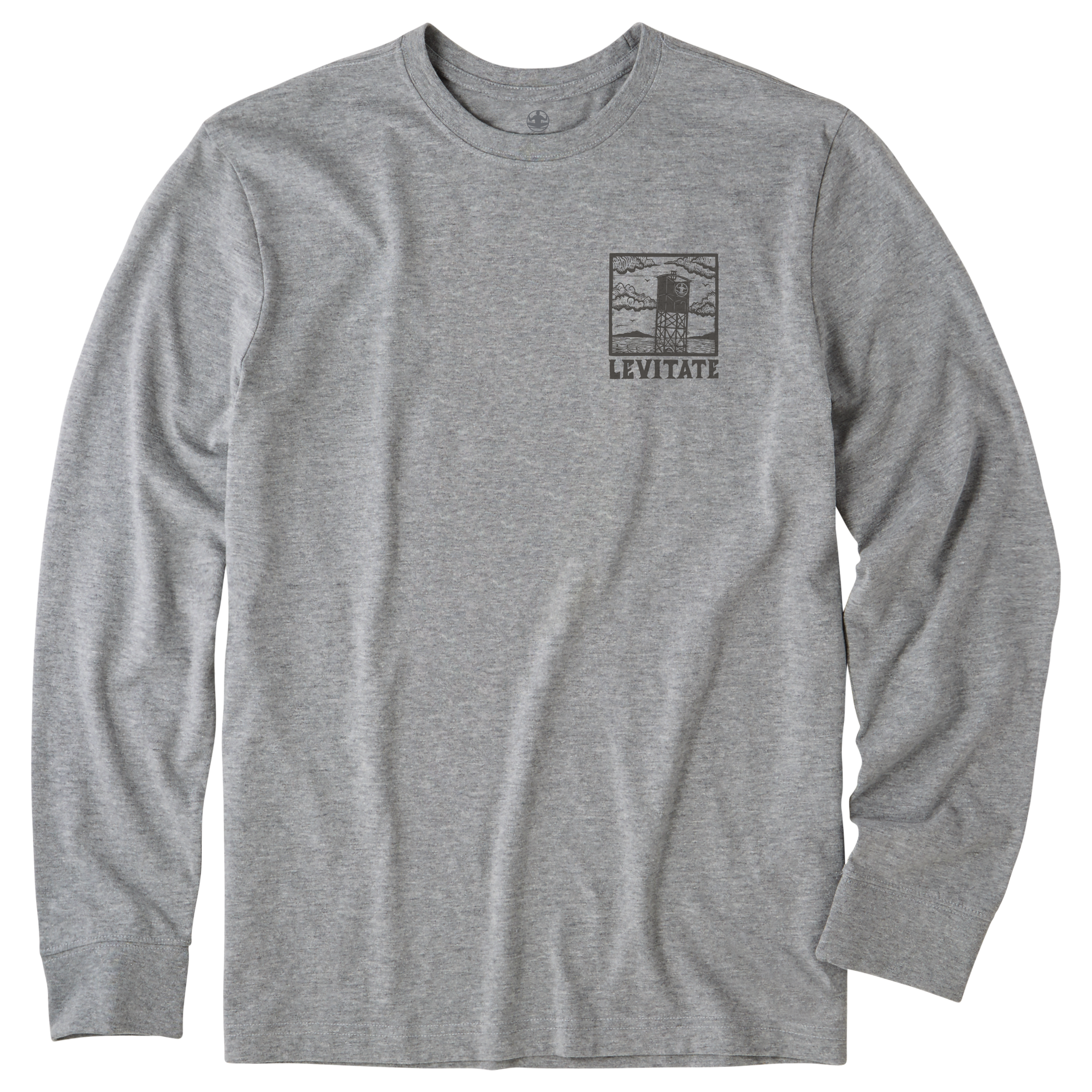 Men's Block Print Buoys Long Sleeve Premium Tee - Levitate