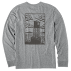 Men's Block Print Buoys Long Sleeve Premium Tee - Levitate
