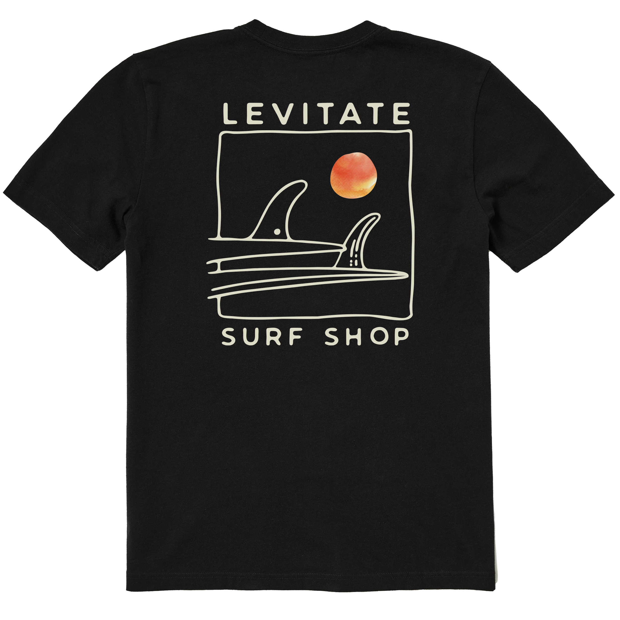 Men's Golden Fins Short Sleeve Premium Tee - Levitate