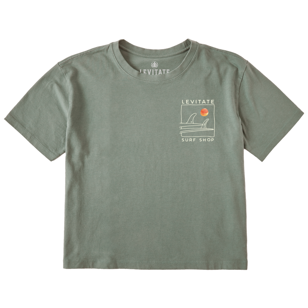 Women's Golden Fins Short Sleeve Premium Tee - Levitate