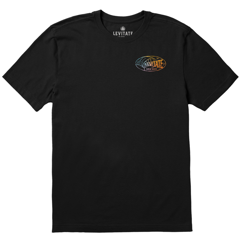 Men's Curl Classic Gradient Short Sleeve Premium Tee - Levitate