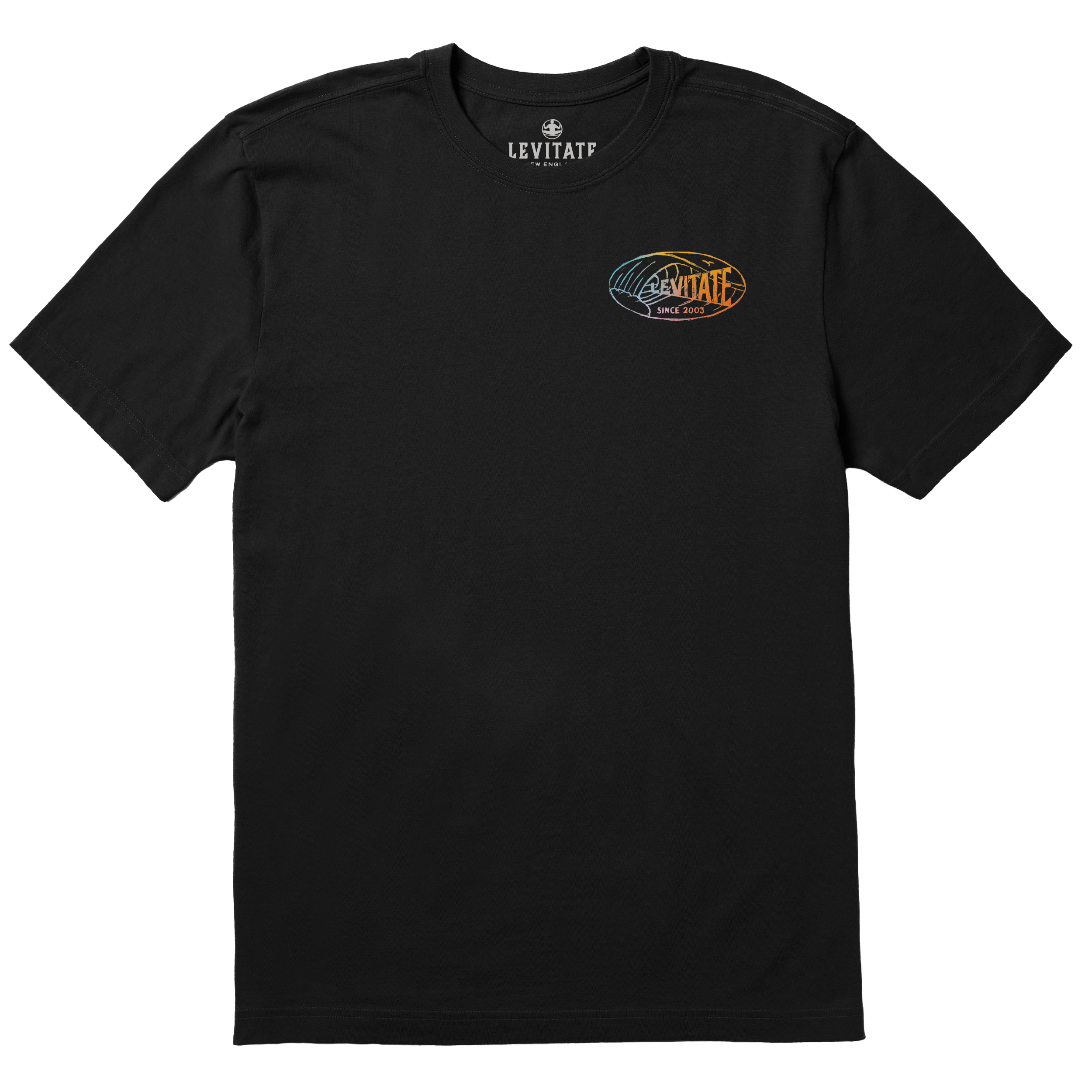 Men's Curl Classic Gradient Short Sleeve Premium Tee - Levitate