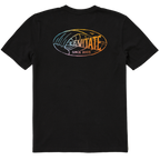 Men's Curl Classic Gradient Short Sleeve Premium Tee - Levitate