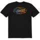 Black - Men's Curl Classic Gradient Short Sleeve Premium Tee