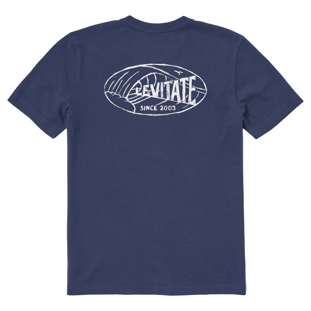 Men's Curl Classic Short Sleeve Premium Tee - Levitate