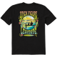 Black - Men's Stick Figure Short Sleeve Premium Tee