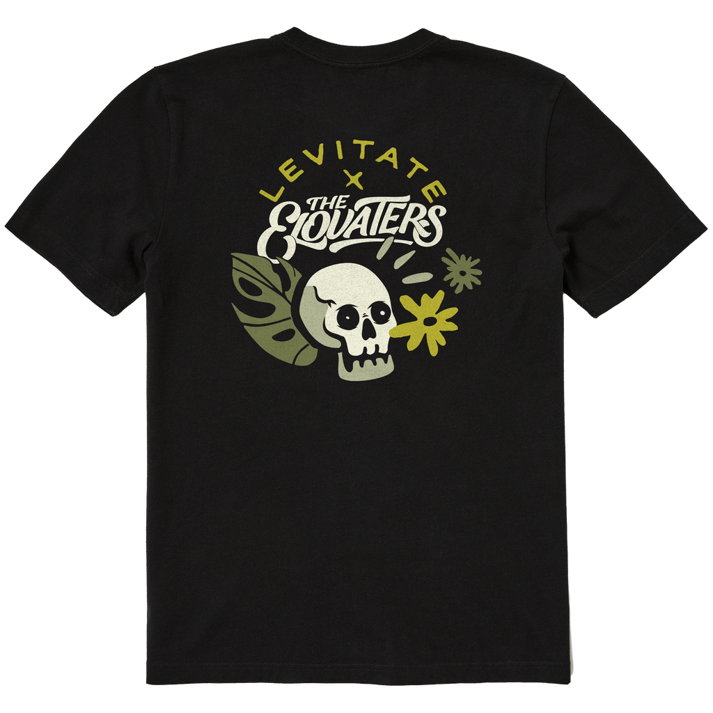 Men's Levitate x Elovaters Skull Short Sleeve Premium Tee - Levitate