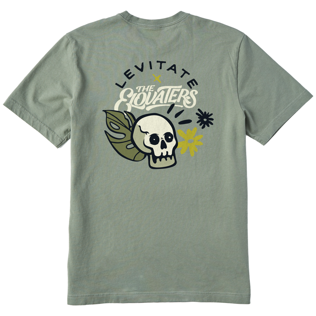 Men's Levitate x Elovaters Skull Short Sleeve Premium Tee - Levitate
