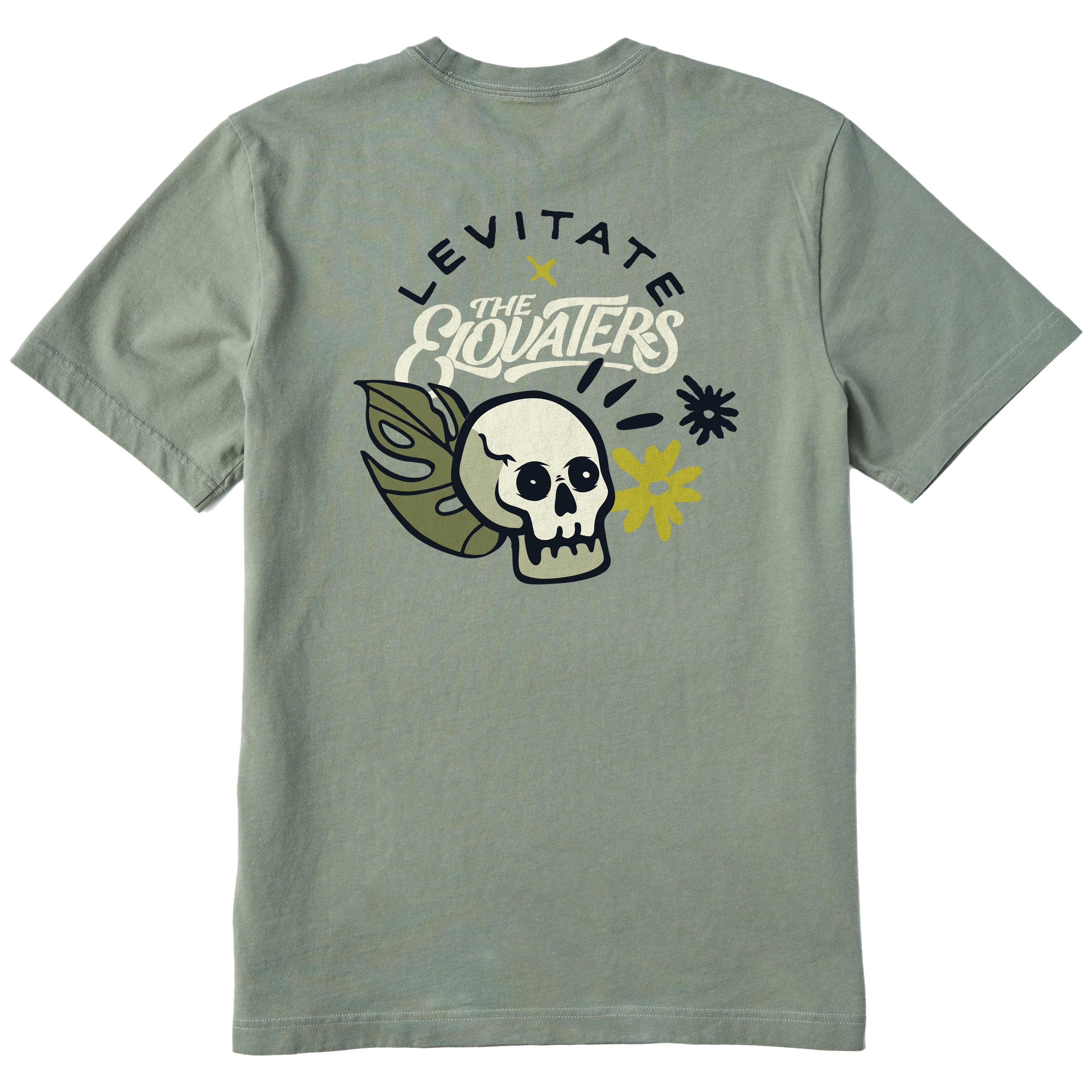 Men's Levitate x Elovaters Skull Short Sleeve Premium Tee - Levitate