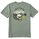 Eucalyptus - Men's Levitate x Elovaters Skull Short Sleeve Premium Tee