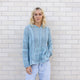 Pocomo Stripe - Blue Cloud - Women's Golden Hour Sweater