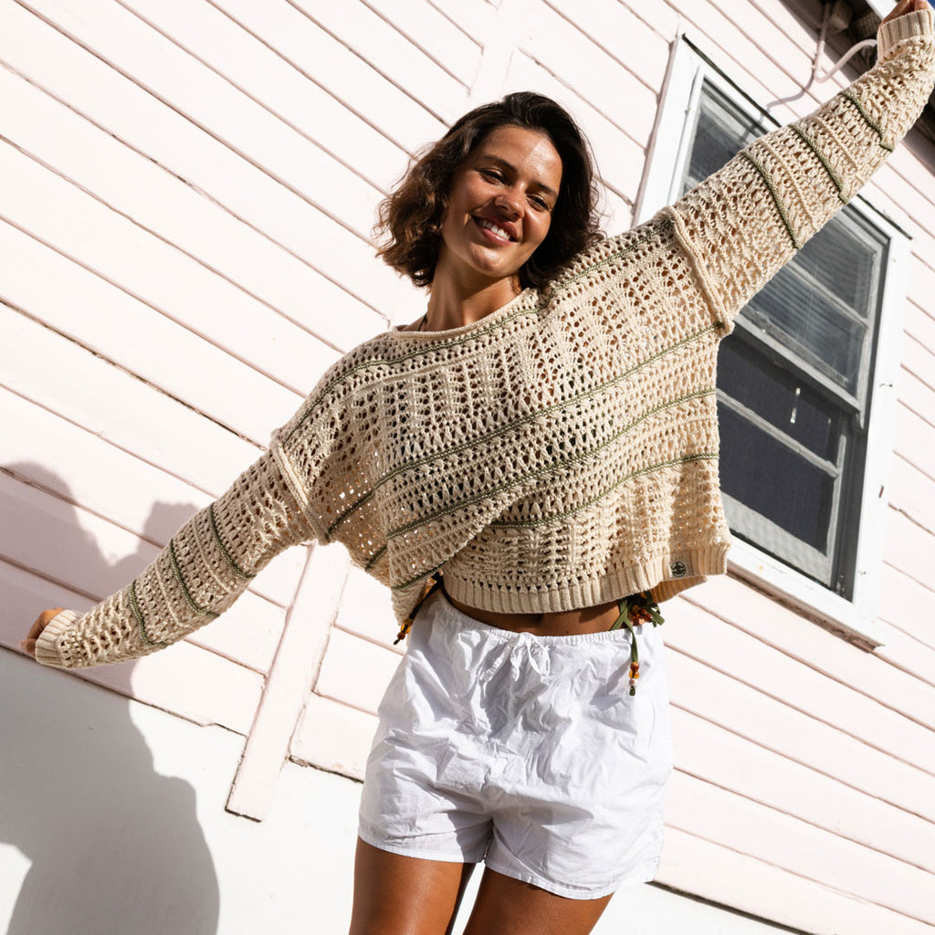 Women's Open Knit Sweater