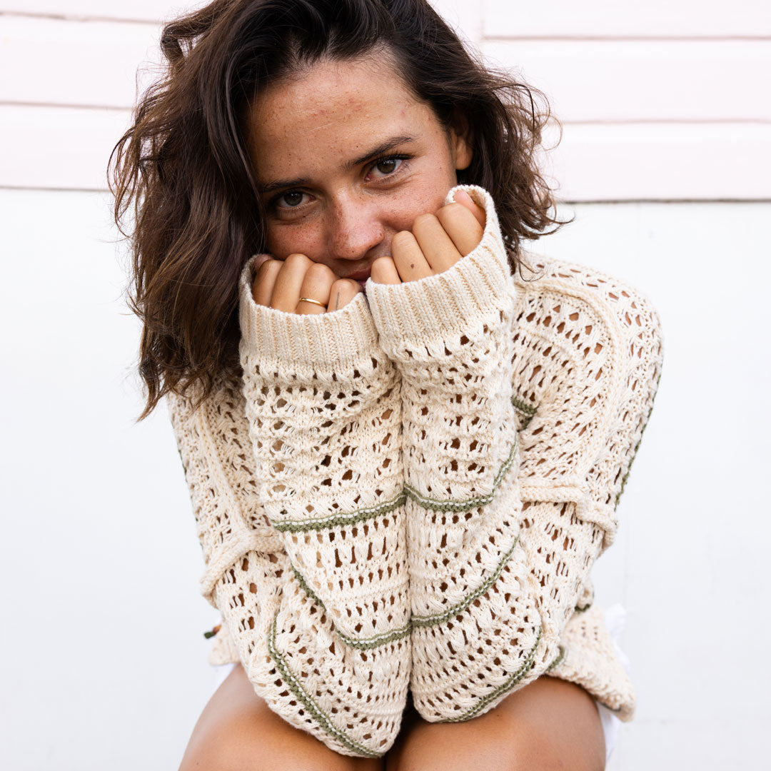 Women's Open Knit Sweater
