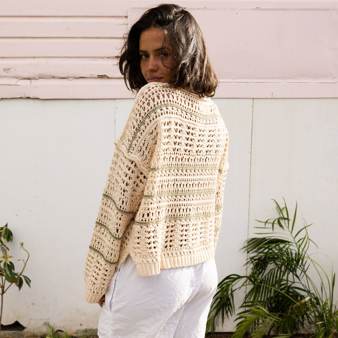 Women's Open Knit Sweater